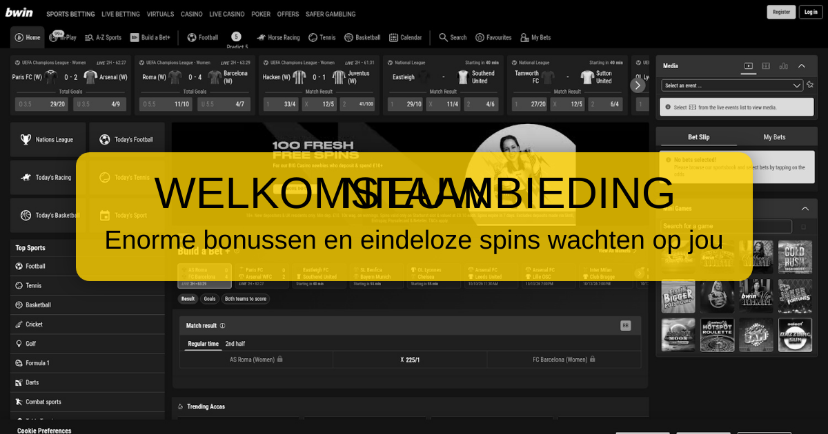 Bwin Casino welcome bonus